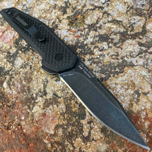 Load image into Gallery viewer, KERSHAW JENS ANSO FRAXION FLIPPER SHARP KNIFE 2.75&quot; BLACKWASHED CLIP POINT BLADE