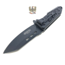 Load image into Gallery viewer, BLACK/ORANGE ASSISTED OPENING LINERLOCK FOLDING EVERYDAY CARRY POCKE KNIFE MTECH