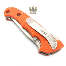 Load image into Gallery viewer, CRKT COLUMBIA RIVER HAMMOND CRUISER LINERLOCK POCKET KNIFE ORANGE FLIPPER