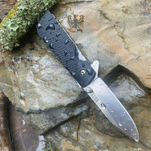 Load image into Gallery viewer, COLD STEEL 1911 LINER LOCK FLIPPER KNIFE BLACK GRIV EX HANDLE