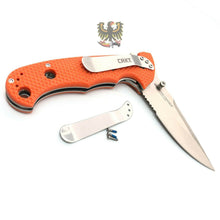 Load image into Gallery viewer, CRKT COLUMBIA RIVER HAMMOND CRUISER LINERLOCK POCKET KNIFE ORANGE FLIPPER