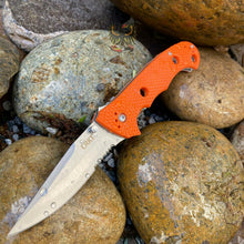 Load image into Gallery viewer, CRKT COLUMBIA RIVER HAMMOND CRUISER LINERLOCK POCKET KNIFE ORANGE FLIPPER