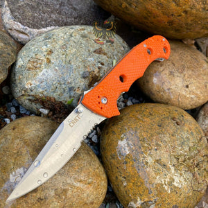 CRKT COLUMBIA RIVER HAMMOND CRUISER LINERLOCK POCKET KNIFE ORANGE FLIPPER