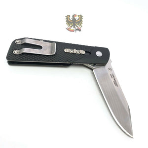 COLD STEEL 1911 LINER LOCK FLIPPER KNIFE BLACK GRIV EX HANDLE