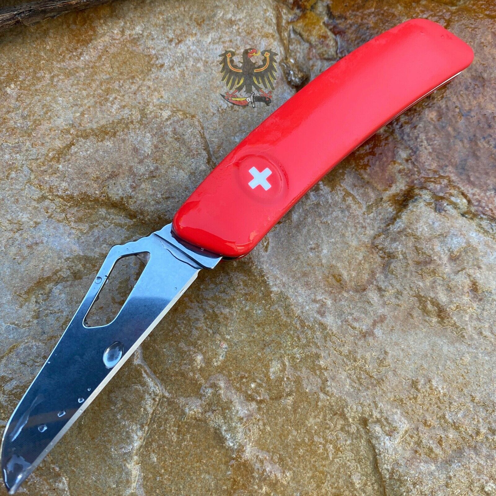 Red Curved Blade Swiss Floral Knife - Potomac Floral Wholesale