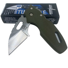Load image into Gallery viewer, COLD STEEL MINI TUFF LITE FOLDING KNIFE WHARNC LIFFE BLADE OD GREEN GRIV-EX HAND