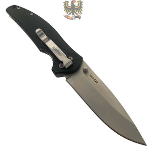 KERSHAW  BOWSER LINER LOCK EVERY DAY CARRY SHARP KNIFE BLACK TEXTURED  HANDLE