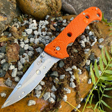 Load image into Gallery viewer, CRKT COLUMBIA RIVER HAMMOND CRUISER LINERLOCK POCKET KNIFE ORANGE FLIPPER