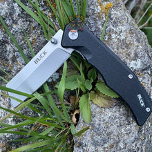 Load image into Gallery viewer, BUCK KNIVES TRUNK LINER LOCK KNIFE BLACK G-10 (2.875&quot; SATIN) 0252BKS