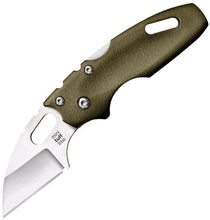 Load image into Gallery viewer, COLD STEEL MINI TUFF LITE FOLDING KNIFE WHARNC LIFFE BLADE OD GREEN GRIV-EX HAND