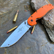 Load image into Gallery viewer, ONTARIO RAT I LINERLOCK ORANGE D2 VERY SHARP COOL KNIFE