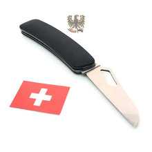 Load image into Gallery viewer, SWIZA  GARDEN FLORAL VERY SHARP KNIFE BLACK