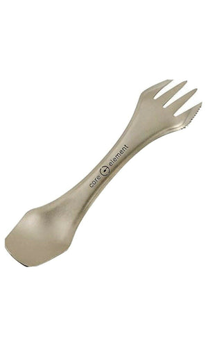 Core Element 100% Titanium Spork 3-in-1 Lightweight Eco-Friendly Durable