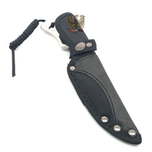 Load image into Gallery viewer, STAINLESS SKELETONIZED HUNTER RESCUE COMBAT SHARP FIXED BLADE KNIFE