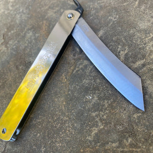 HIGONOKAMI FRICTION FOLDING JAPANESE KNIFE 3.5" REVERSE TANTO BLADE