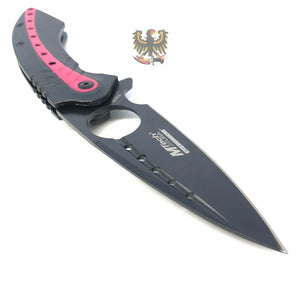 EVOLUTION RED ASSISTED OPENING LINERLOCK FOLDING EVERYDAY CARRY POCKET KNIFE