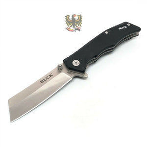 BUCK KNIVES TRUNK LINER LOCK KNIFE BLACK G-10 (2.875" SATIN) 0252BKS