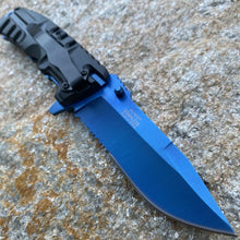 Load image into Gallery viewer, LINERLOCK STAINLESS DROP POINT BLADE WITH BLACK  HANDLE HANDLE EVERY DAY CARRY