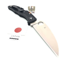 Load image into Gallery viewer, SPYDERCO ENDURA 4 LOCKBACK RAZOR SHARP KNIFE WITH BLACK FRN HANDLE