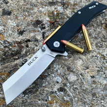 Load image into Gallery viewer, BUCK KNIVES TRUNK LINER LOCK KNIFE BLACK G-10 (2.875&quot; SATIN) 0252BKS