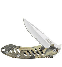 Load image into Gallery viewer, REMINGTON  SPORTSMAN PART SERRATED FRAMELOCK FOLDING SHARP POCKET KNIFE
