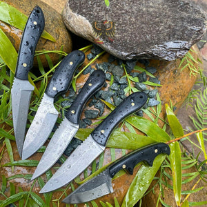 RITE EDGE FIVE PIECE SET FIXED BLADE KNIFE COOL KNIVES