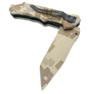 TAC FORCE SPEED ASSISTED OPENING PART TANTO POINT LINERLOCK FOLDING KNIFE