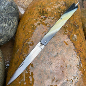 KNIVE & KNIVES FRARACCIO KNIVES SICILIANO HORN HANDLE FOLDER POCKET KNIFE