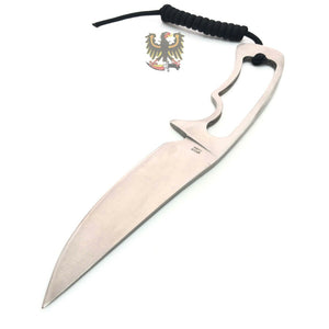 STAINLESS SKELETONIZED HUNTER RESCUE COMBAT SHARP FIXED BLADE KNIFE
