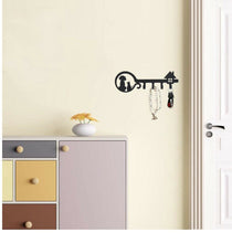 Load image into Gallery viewer, UptoBillions Decorative Wall Mounted Iron Key Holder, 11 inch with 4 Key Hooks