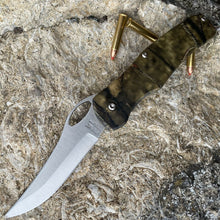 Load image into Gallery viewer, BEAR &amp; SON 9112 CAMOUFLAGE ALUMINUM HANDLES LINERLOCK FOLDING POCKET KNIFE