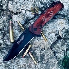 Load image into Gallery viewer, TAC FORCE ASSISTED OPENING LINERLOCK FOLDING POCKET WITH PAKKAWOOD EAGLE HANDLE