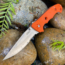 Load image into Gallery viewer, CRKT COLUMBIA RIVER HAMMOND CRUISER LINERLOCK POCKET KNIFE ORANGE FLIPPER