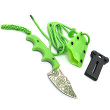 Load image into Gallery viewer, CRKT Minimalist Bowie Gears EDC Knife: Compact Everyday Carry Neck knife