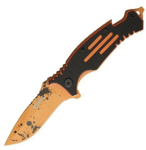 MARBLES PAINTERS KNIFE WITH INTEGRATED BOTTLE OPENER, PRY TIP & G10 HANDLE